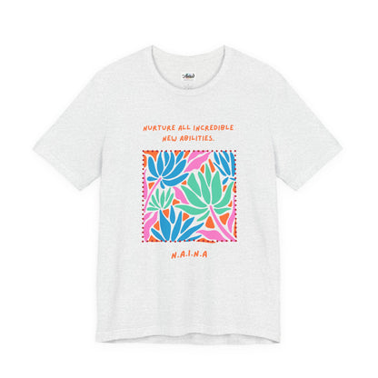 Personalized Floral Empowerment Tee