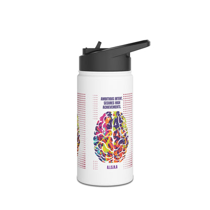 Personalized Initial Quote Brain Stainless Steel Water Bottle