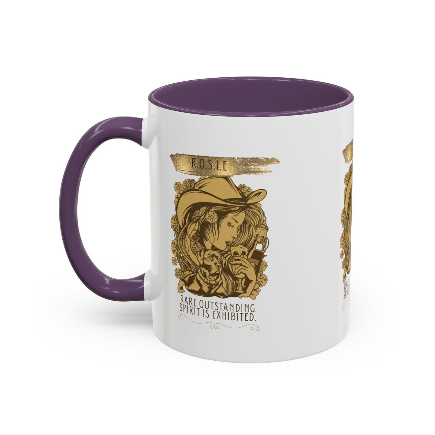 Personalized Golden Girl Accent Coffee Mug