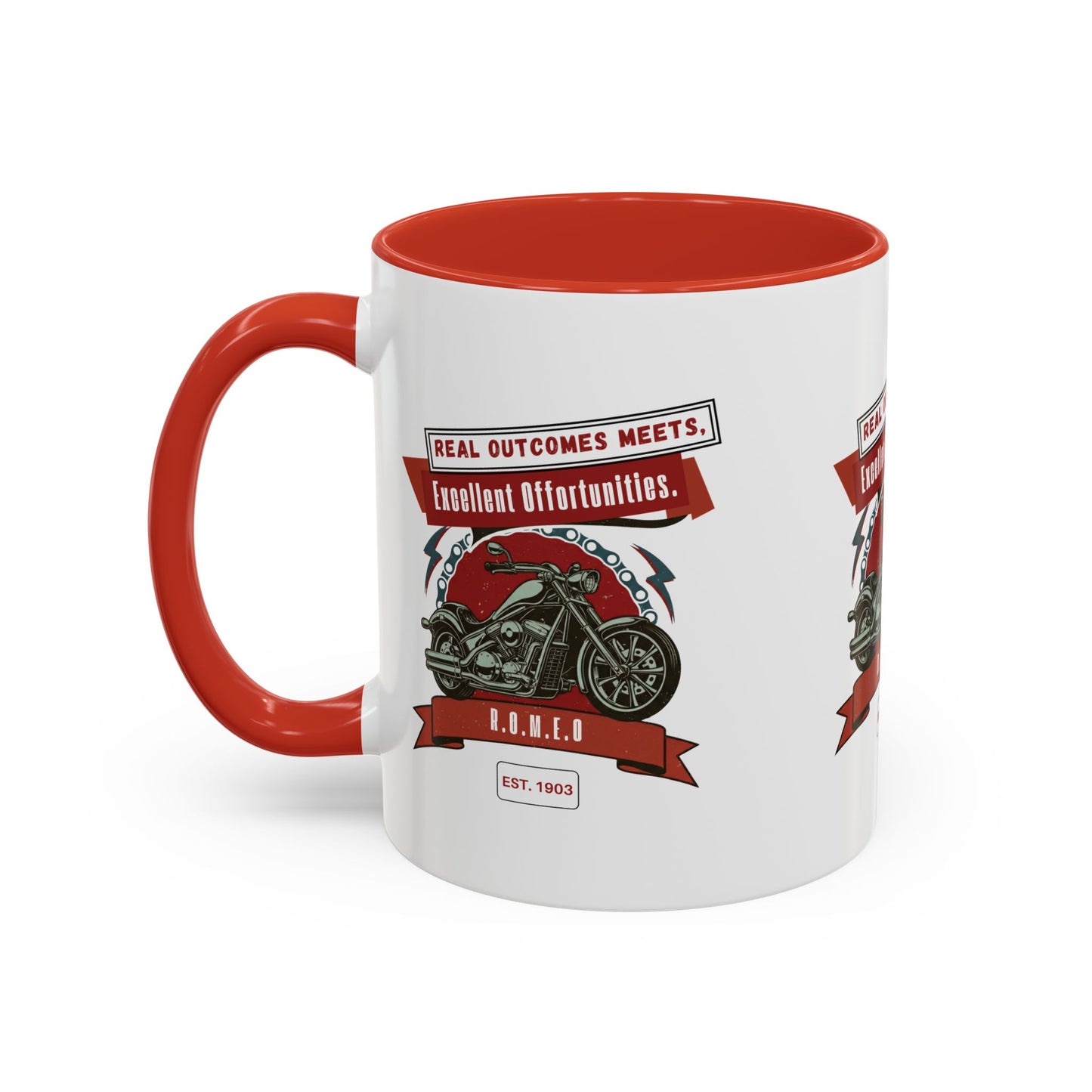 Personalized Motorcycle Accent Coffee Mug