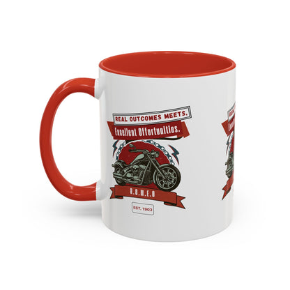 Personalized Motorcycle Accent Coffee Mug
