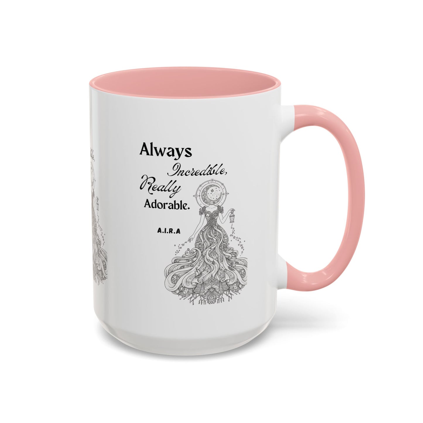 Personalized Girl With Light Accent Coffee Mug