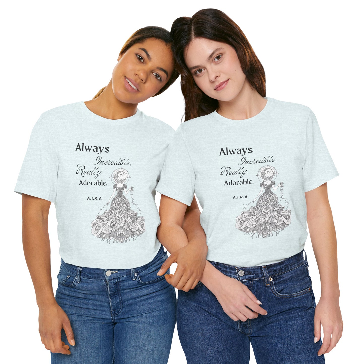 Personalized Cute Illustration black and white Graphic Tee