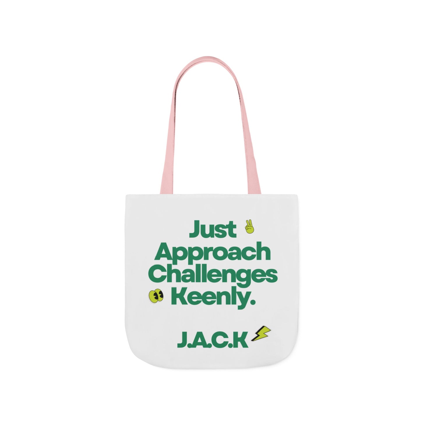 Personalized Initial Quote Simple Message Canvas Tote Custom Name