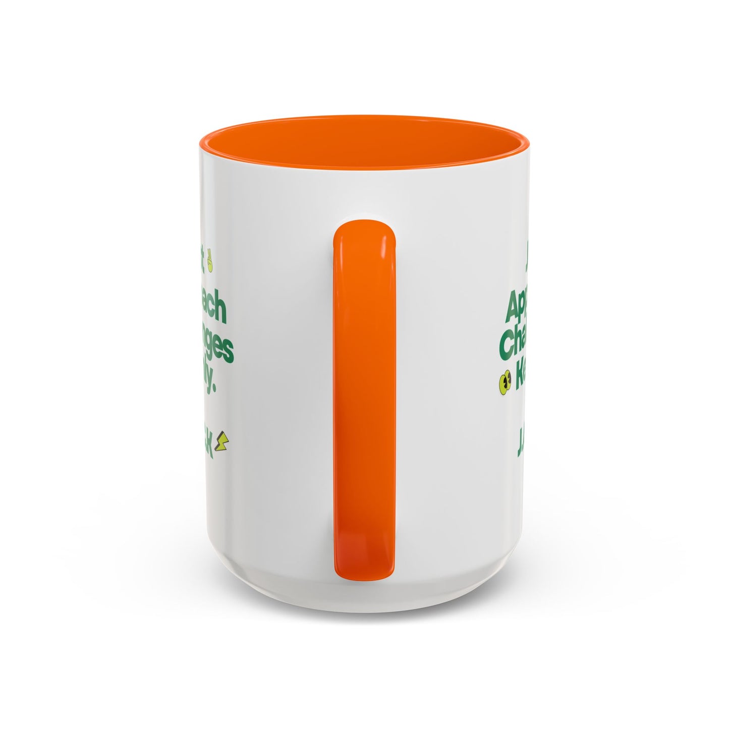 Personalized Simple Message Accent Coffee Mug