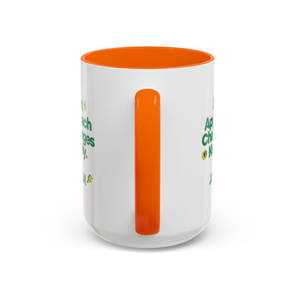 Personalized Simple Message Accent Coffee Mug