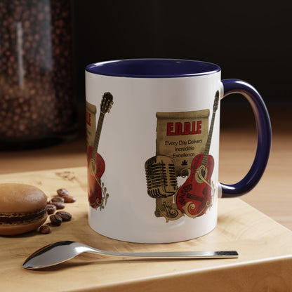 Personalized Guitar Accent Coffee Mug