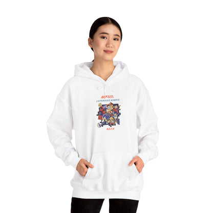 Personalized Retro Cartoon Squad Hooded Sweatshirt