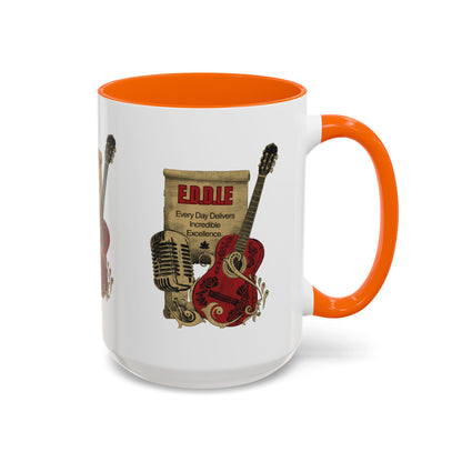 Personalized Guitar Accent Coffee Mug