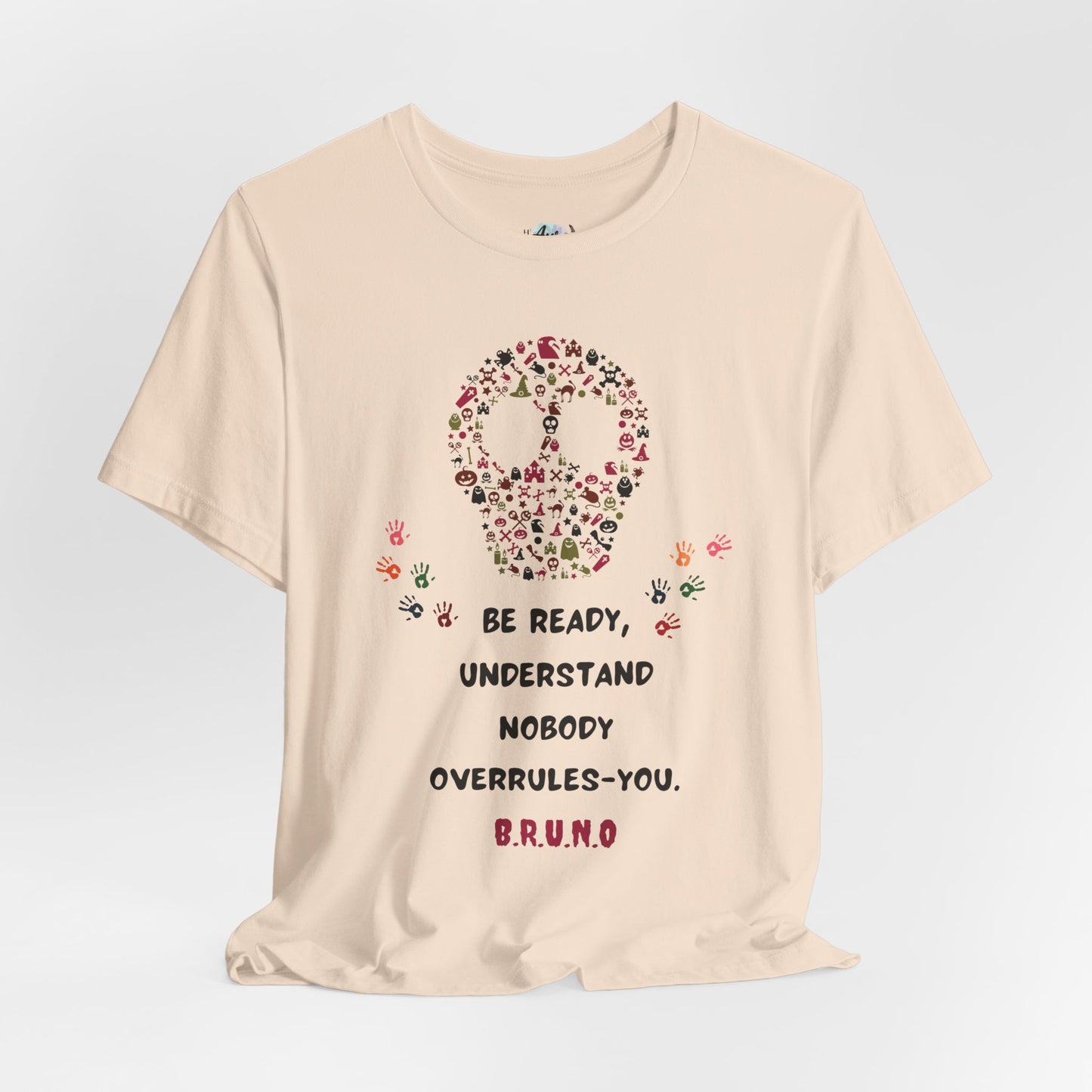 Personalized Peace Floral  and Skull Tee