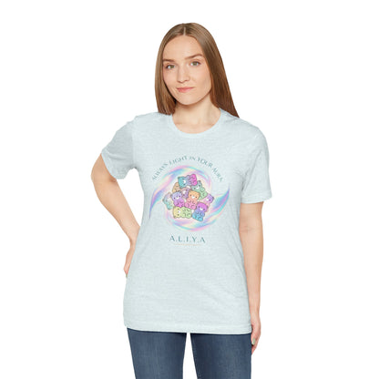 Personalized Pastel Teddy Heart Tee