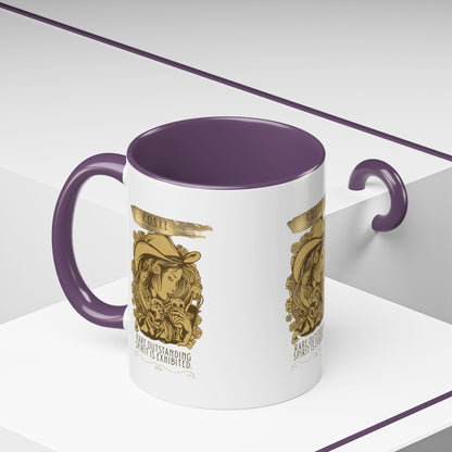 Personalized Golden Girl Accent Coffee Mug