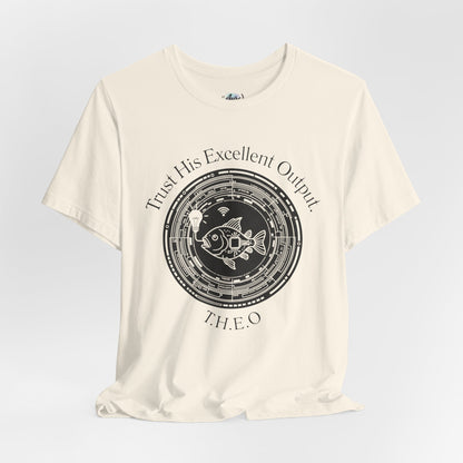 Personalized Spiritual Fish Circle Design Graphic Tee