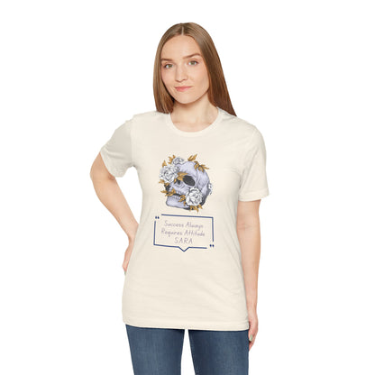 Personalized Floral Skull Graphic Tee