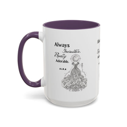 Personalized Girl With Light Accent Coffee Mug