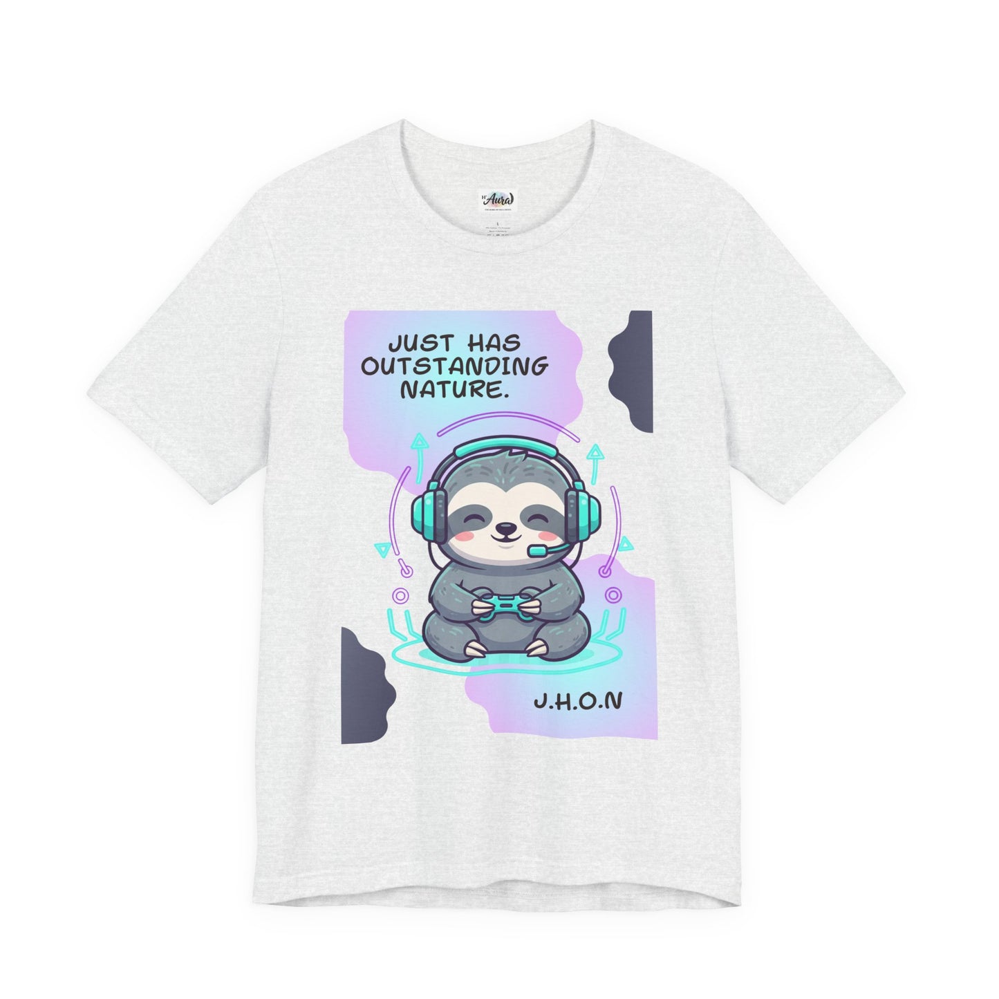 Personalized Sloth Gamer Tee