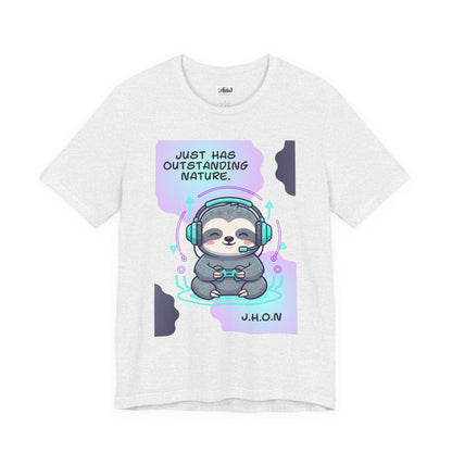 Personalized Sloth Gamer Tee