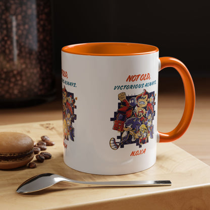 Personalized Victory Cartoon Accent Coffee Mug