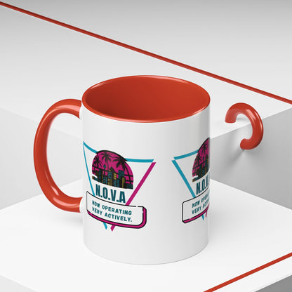 Personalized Building View Accent Coffee Mug