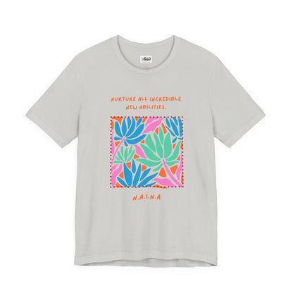 Personalized Floral Empowerment Tee