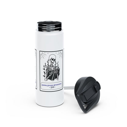 Personalized Initial Quote Skeleton Stainless Steel Water Bottle