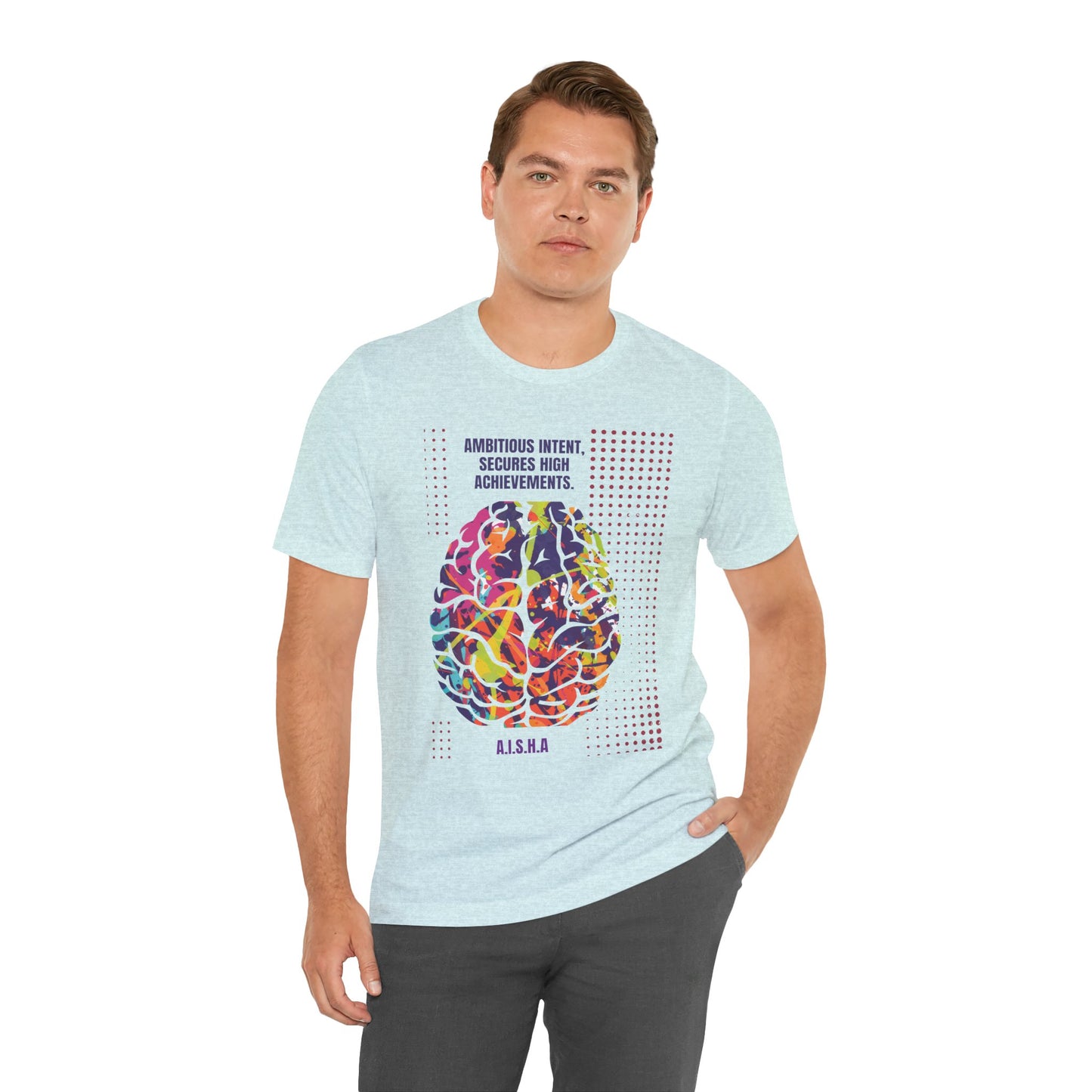Personalized Motivational Brain Graphic Tee