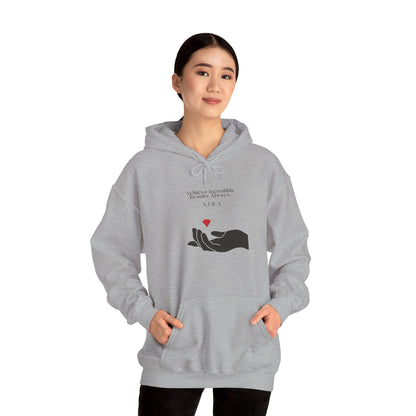 Personalized Hand and Gem Hooded Sweatshirt