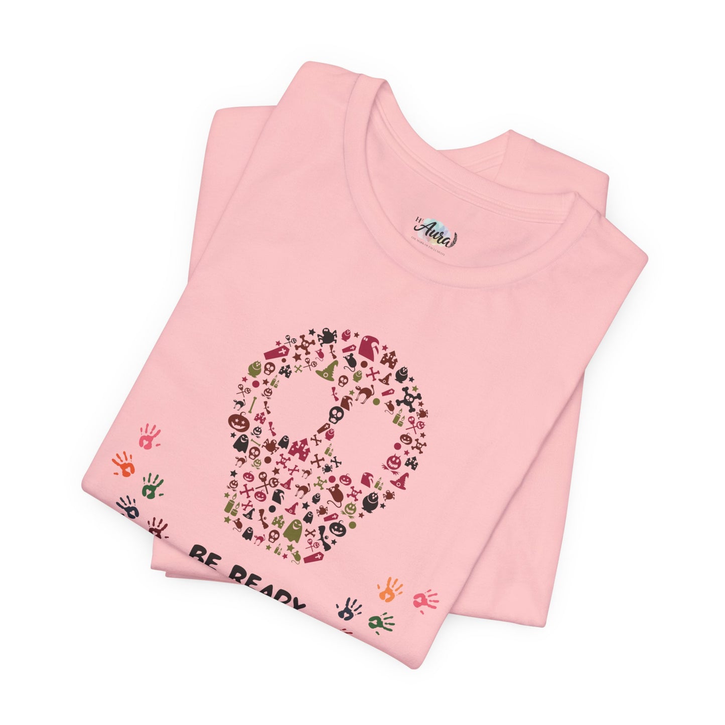 Personalized Peace Floral  and Skull Tee