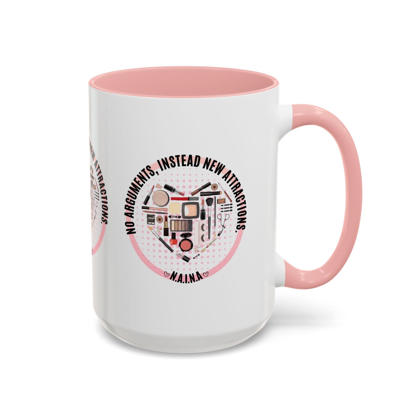 Personalized Cosmetic Heart Accent Coffee Mug