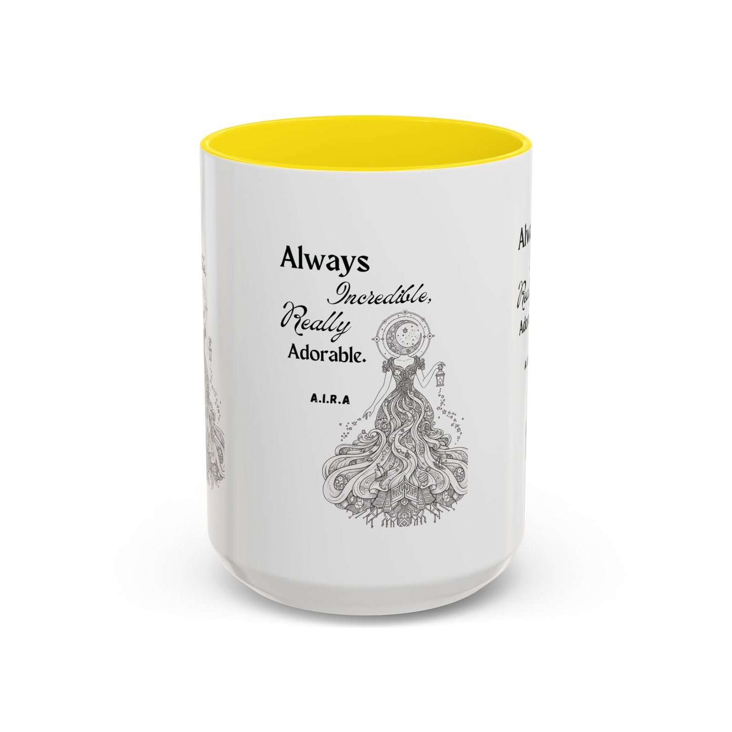 Personalized Girl With Light Accent Coffee Mug