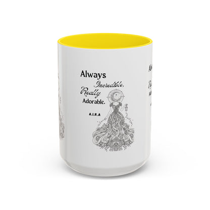Personalized Girl With Light Accent Coffee Mug