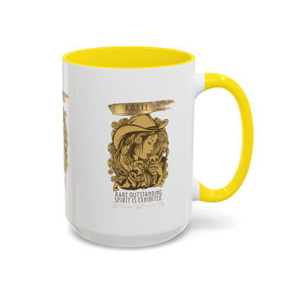 Personalized Golden Girl Accent Coffee Mug