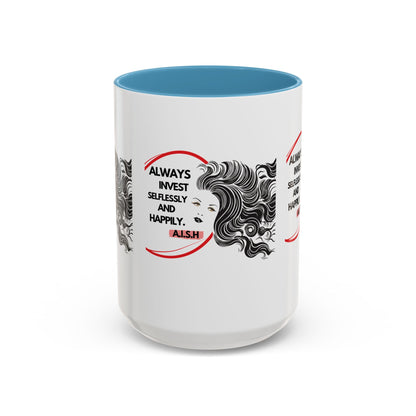 Personalized Inspirational Girl Accent Coffee Mug
