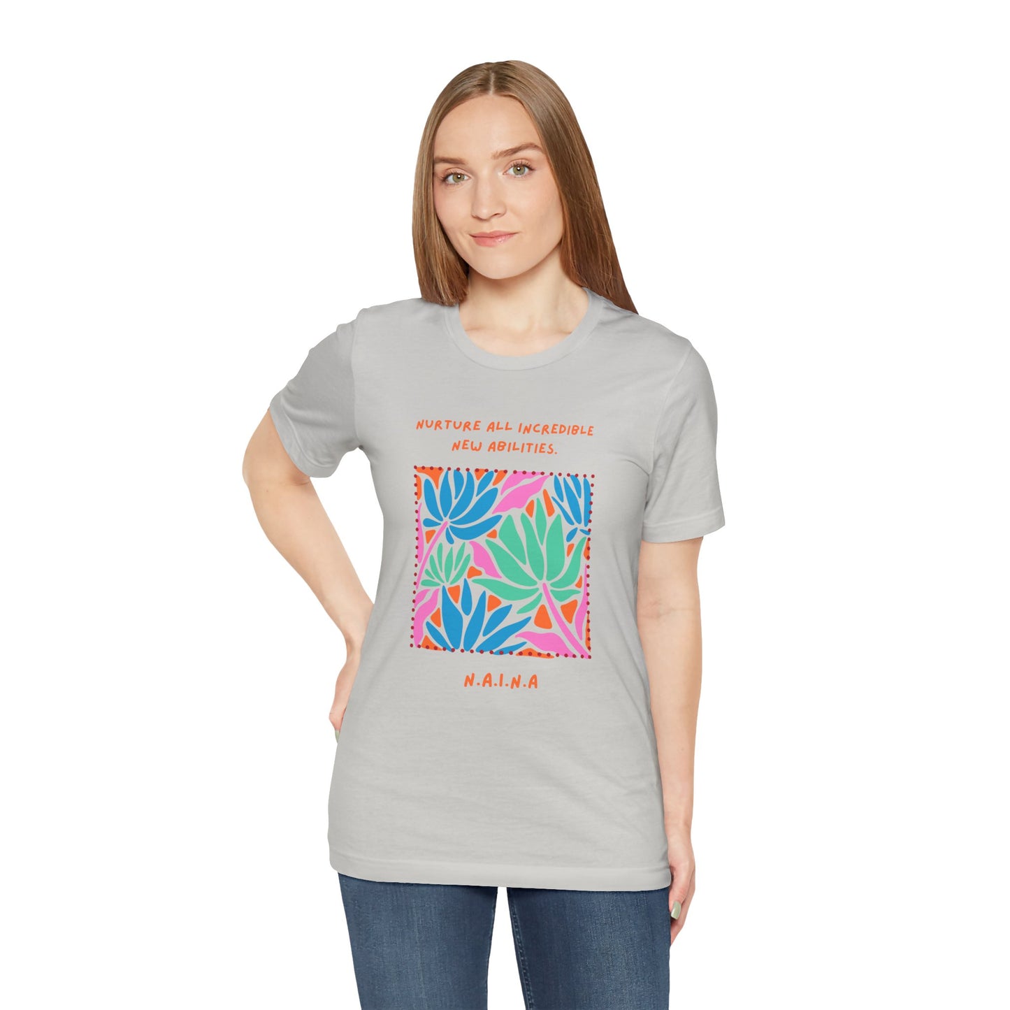 Personalized Floral Empowerment Tee