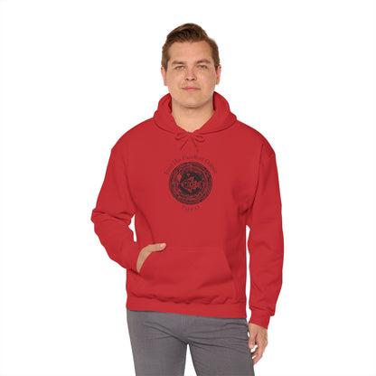 Personalized Spiritual Fish Circle Hooded Sweatshirt