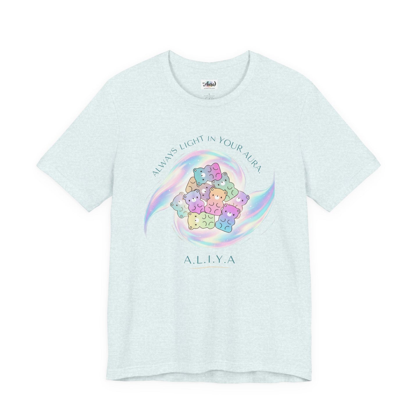 Personalized Pastel Teddy Heart Tee