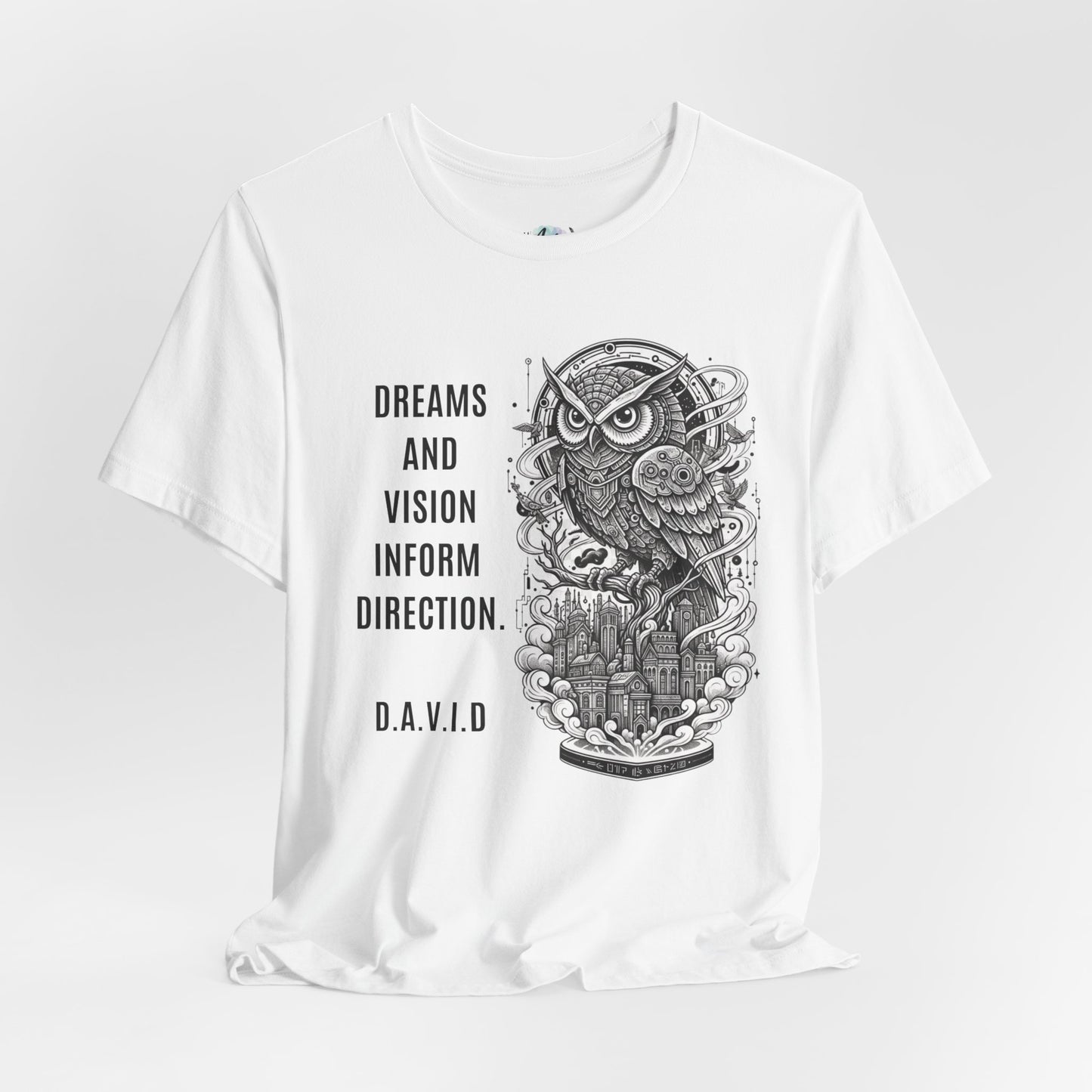Personalized Owl Vision Graphic Tee