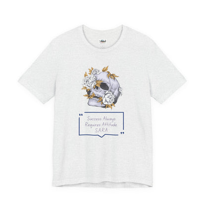 Personalized Floral Skull Graphic Tee