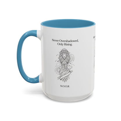 Personalized Girl Lion Accent Coffee Mug