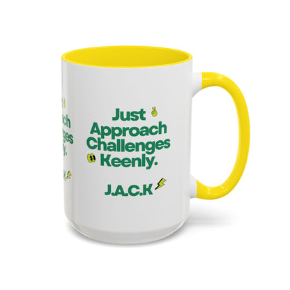 Personalized Simple Message Accent Coffee Mug