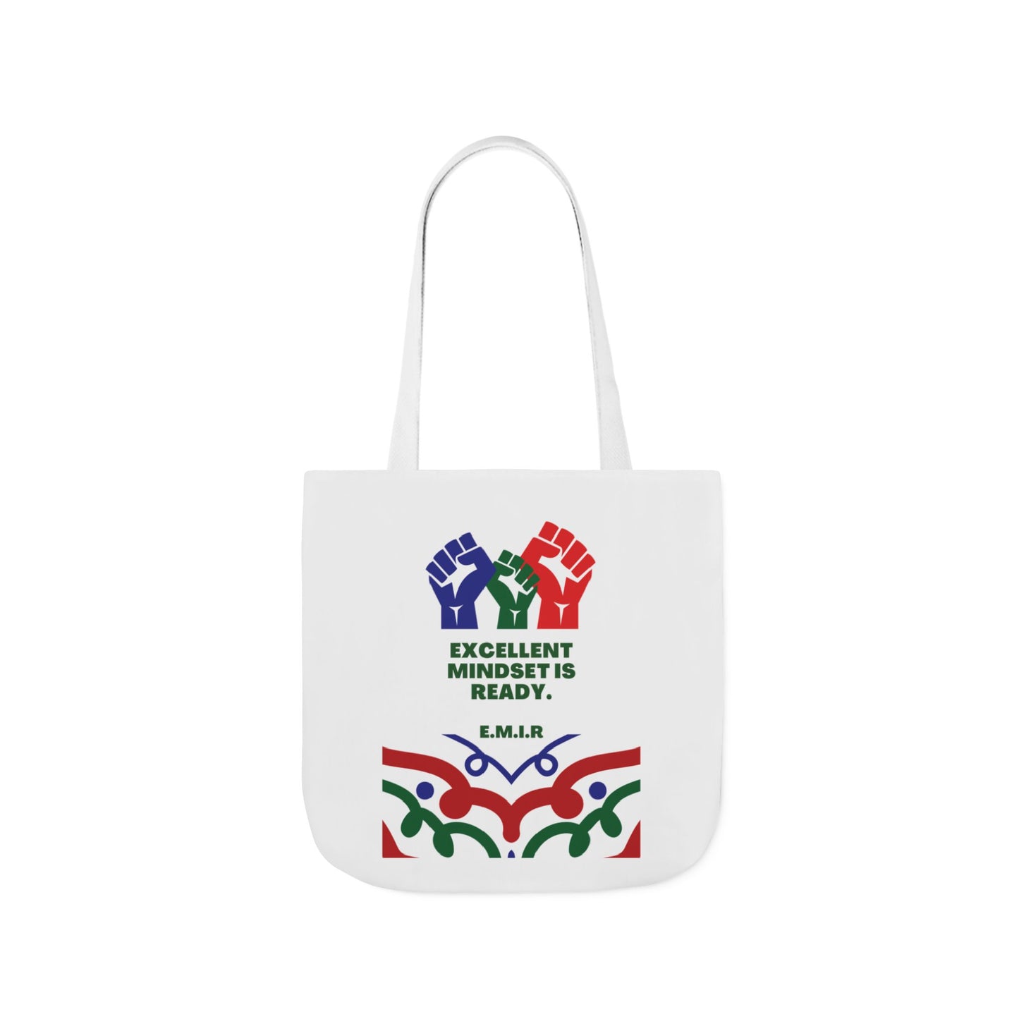 Personalized Initial Quote Victory Canvas Tote Custom Name