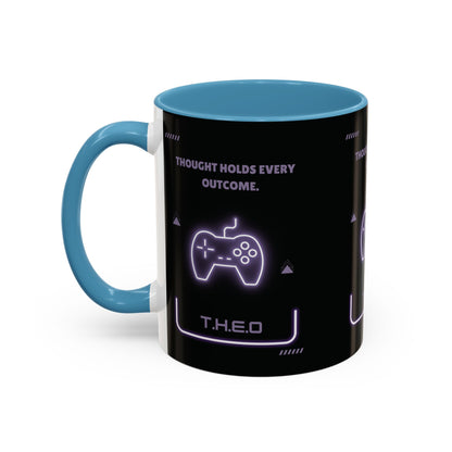 Personalized Initial Game Controller Accent Coffee Mug