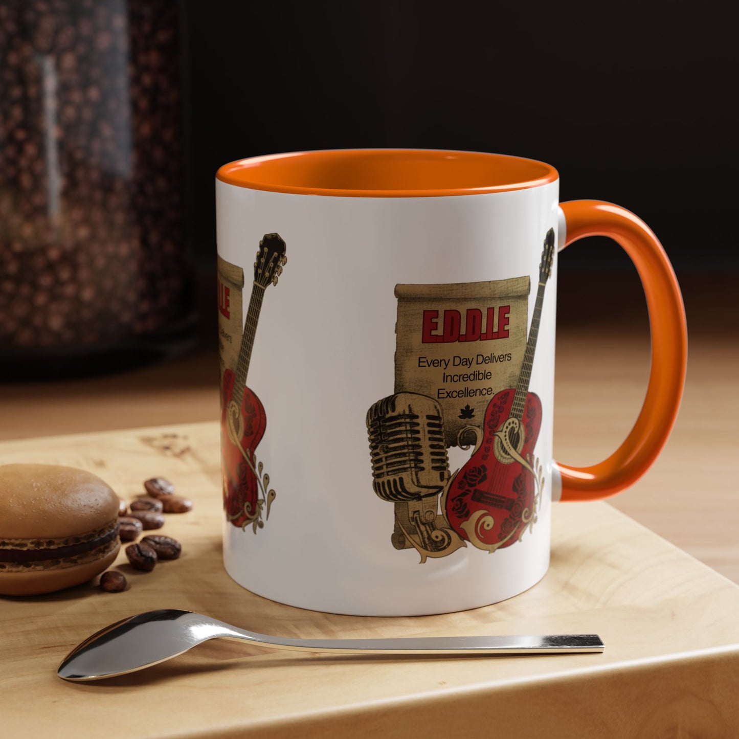 Personalized Guitar Accent Coffee Mug