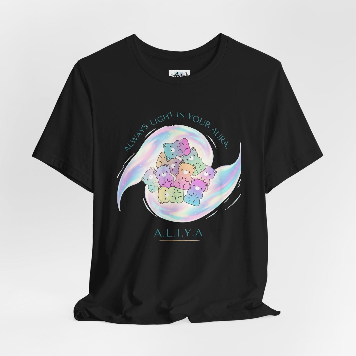 Personalized Pastel Teddy Heart Tee