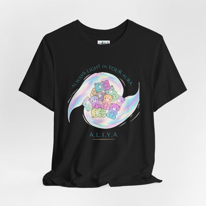 Personalized Pastel Teddy Heart Tee