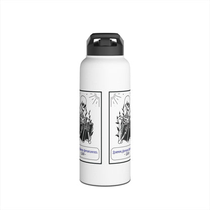 Personalized Initial Quote Skeleton Stainless Steel Water Bottle