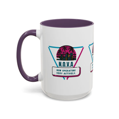 Personalized Building View Accent Coffee Mug