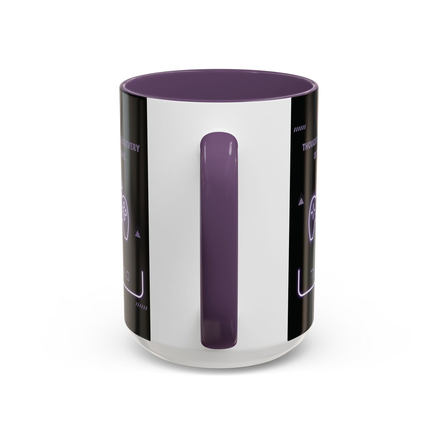 Personalized Initial Game Controller Accent Coffee Mug