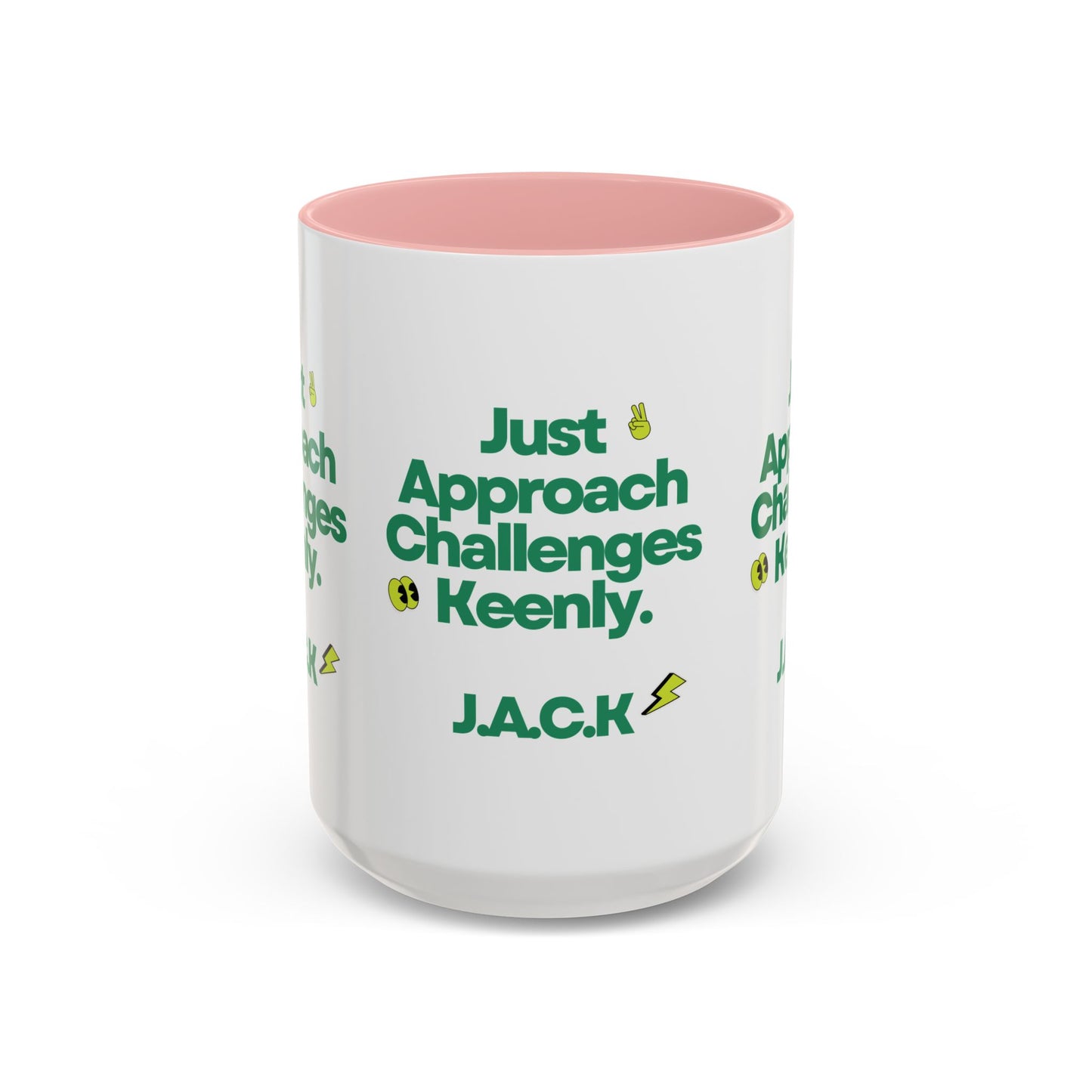 Personalized Simple Message Accent Coffee Mug