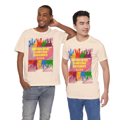 Personalized Colorful Motivational Graphic Tee